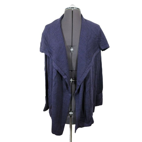 Eddie Bauer women's‎ wool blend shawl neck open wrap cardigan MP - Picture 1 of 11